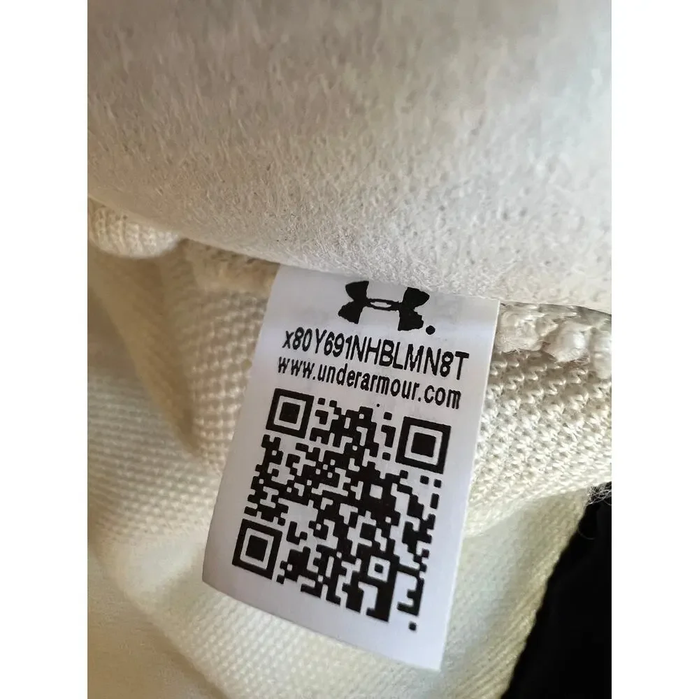 Under Armour Men Mission Boucle Swacket White/Blk 1366091-110 Size 2XL NWT